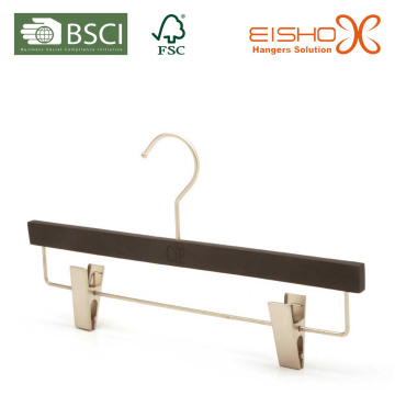 Eisho Premium Design Colección de madera Slack pantalones percha (MK07)